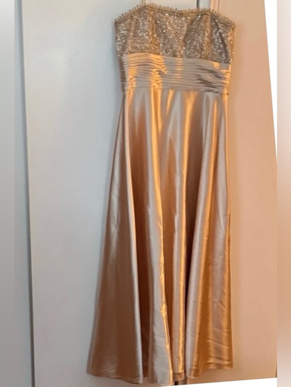 Satin Gown with Jacket